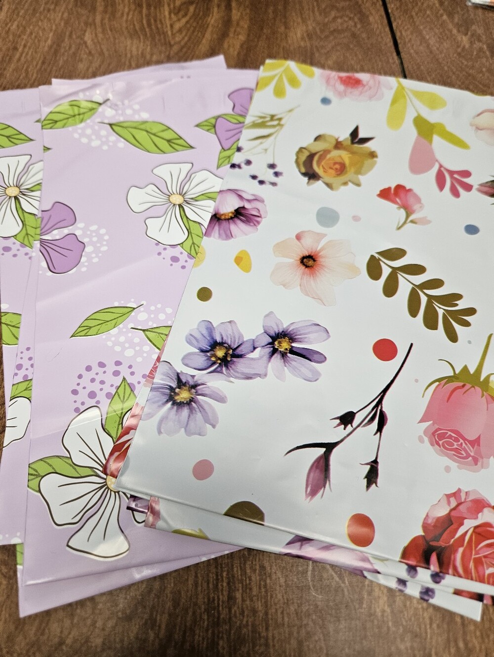 Floral 6×9 Inch Polymailer Bundle
